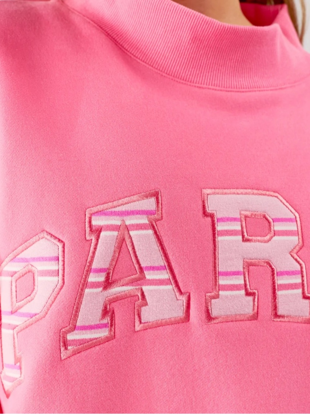 Parke Varsity Mockneck in Compassion- XXL - Picture 3 of 3